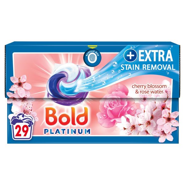 Bold All-In-1 Platinum Pods Cherry Blossom Washing Capsules pack of 29