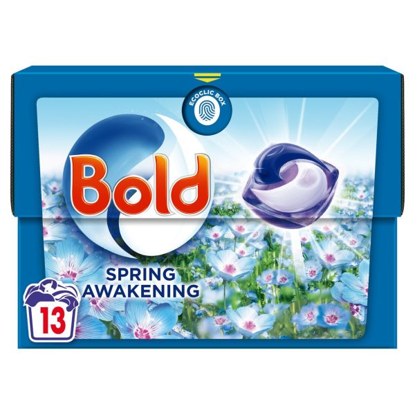 Bold All-In-1 Spring Awakening Washing Capsules pack of 13