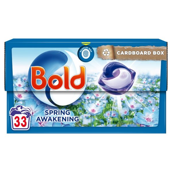 Bold All-In-1 Spring Awakening Washing Capsules pack of 33