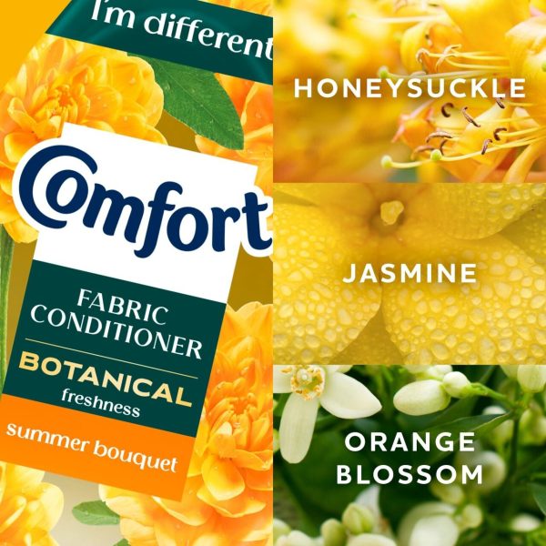 Comfort Botanical Fabric Conditioner Summer Bouquet 64 Washes