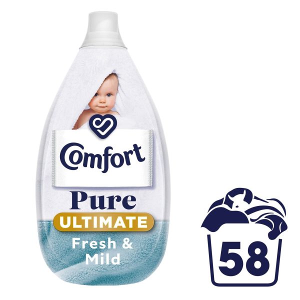 Comfort Ultimate Pure Fabric Conditioner Fresh & Mild 58 Washes