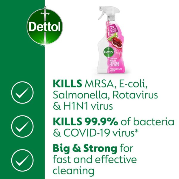 Dettol Antibacterial Disinfectant Multi Surface Spray Pomegranate