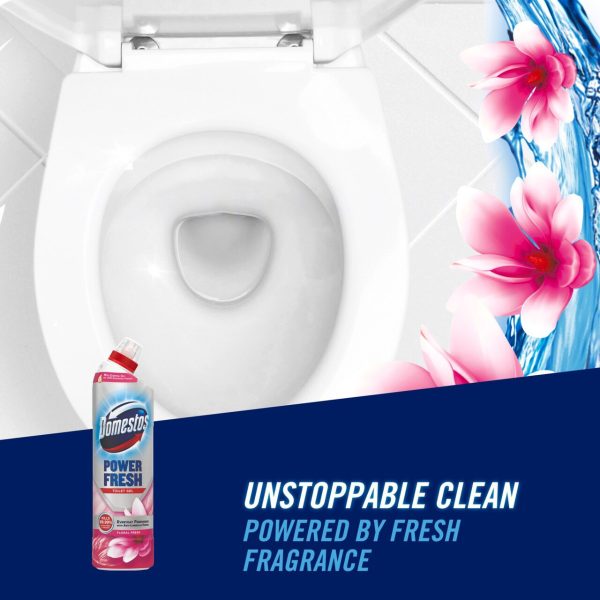 Domestos Power Fresh Toilet Gel Floral Fresh