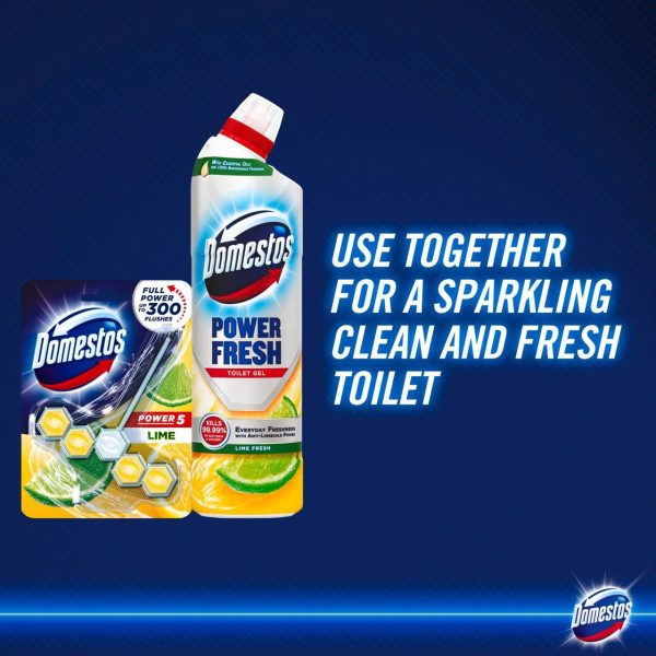 Domestos Power Fresh Toilet Gel Lime Fresh