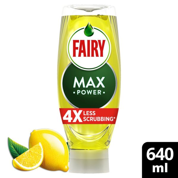 Fairy Max Power Hand Dishwashing Lemon