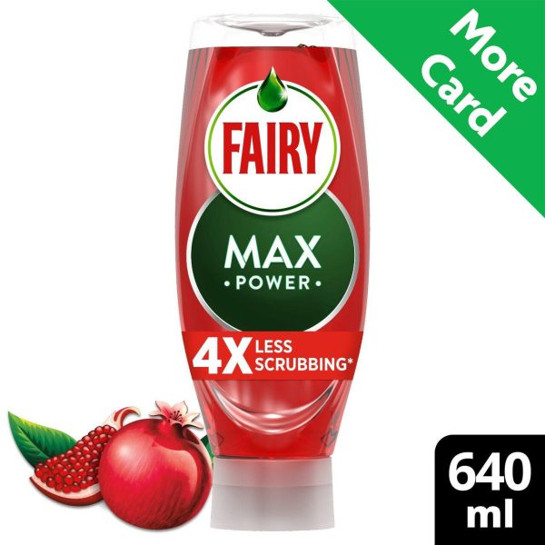 Fairy Max Power Pomegranate Washing Up Liquid