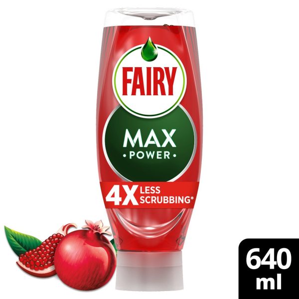 Fairy Max Power Pomegranate Washing Up Liquid