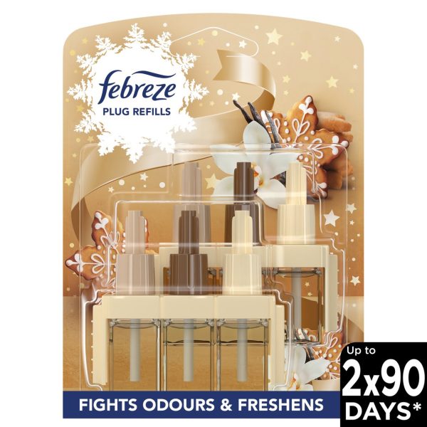 Febreze 3Volution Air Freshener Vanilla Cookie Plug In Refills Twin Pack