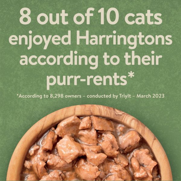 Harringtons Wet Cat Food Pouches Fish in Jelly