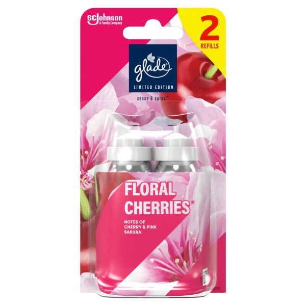 Glade Sense & Spray Twin Refill Frosted Floral Cherries