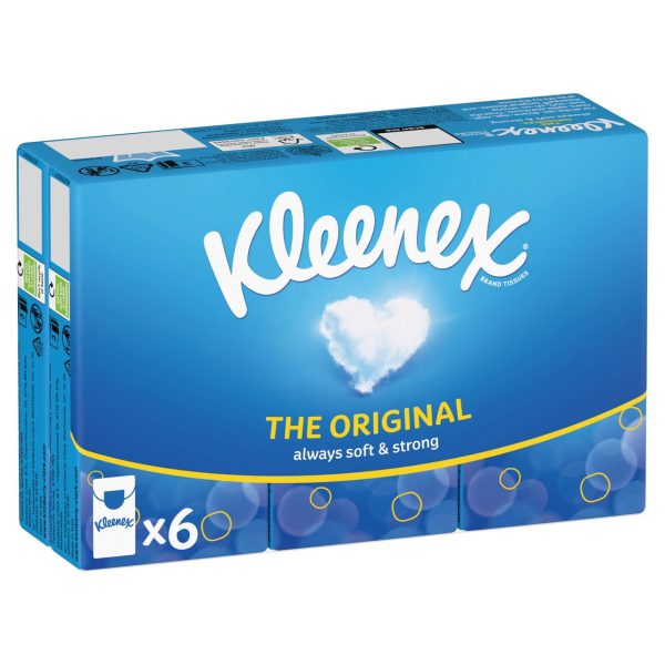 Kleenex Original Pocket Packs 9 Sheets Pack Of 6