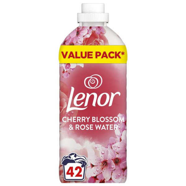 Lenor Fabric Conditioner Cherry Blossom & Rose Water 42 Washes