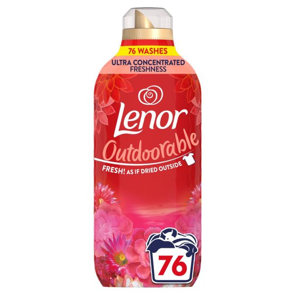 Lenor Outdoorable Fabric Conditioner Desert Rose 76 Washes