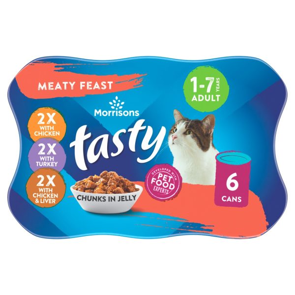 Cat Food Meaty Feast Chunks In Jelly