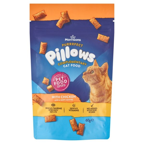 Cat Snack Chicken Pillow