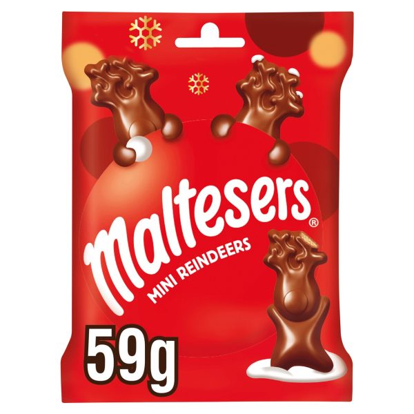 Maltesers Reindeer Chocolate Christmas Mini Treats Bag