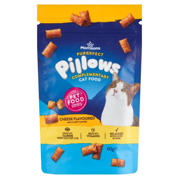 Cat Snack Pillow With Cheese