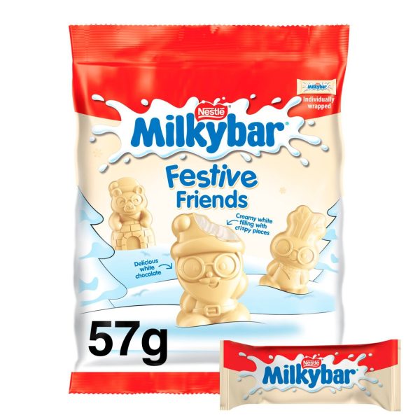 Milkybar Festive Friends White Chocolate Sharing Bag