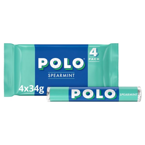 Polo Spearmint Mint Tube Multipack Pack Of 4