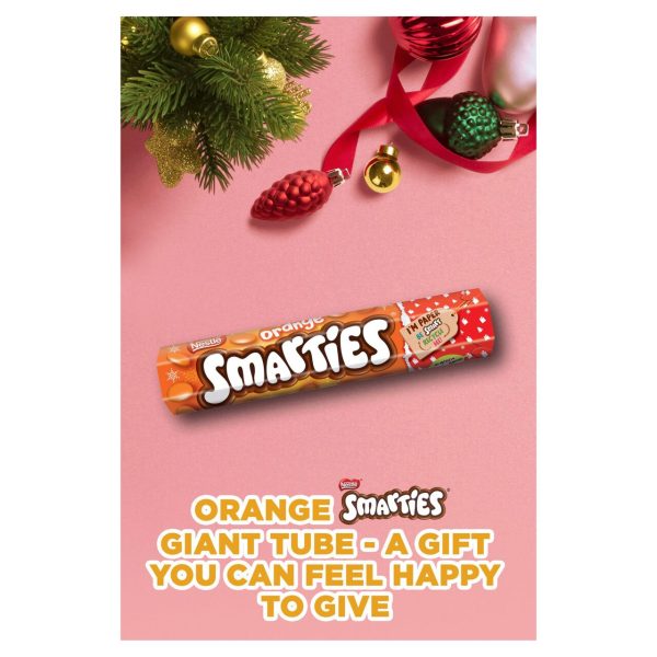 Smarties Orange Milk Chocolate Giant Tube