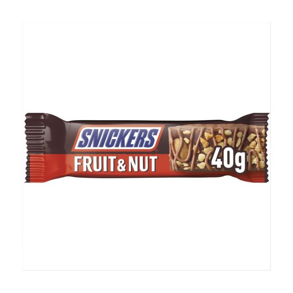 Snickers Triple Treat Fruit, Nut & Chocolate Snack Bar