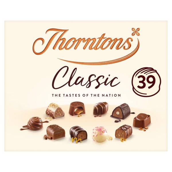 Thorntons Classic Milk, Dark, White Large Chocolate Gift Box