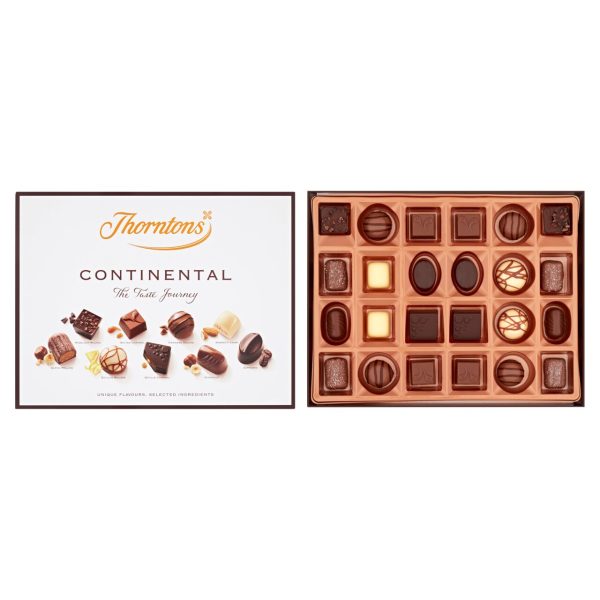 Thorntons Continental Milk, Dark, White Chocolate Gift Box