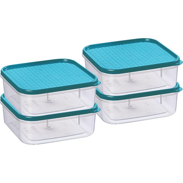 Set Of 4 Nested Containers 500ml