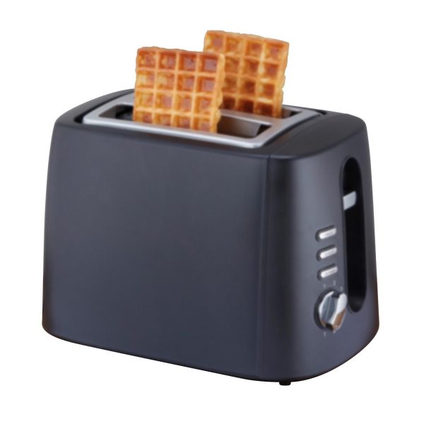 Nutmeg Home Classic 2 Slice Toaster Black