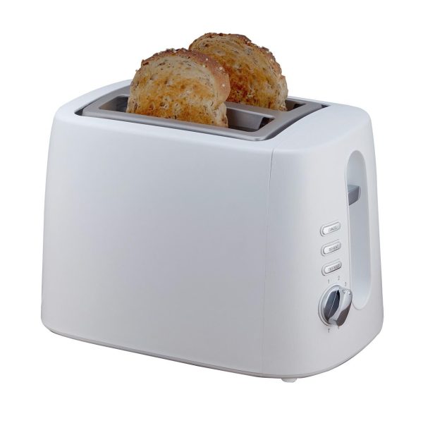 Nutmeg Home Classic 2 Slice Toaster White