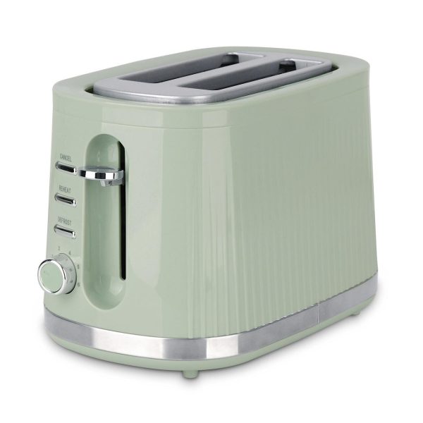 Nutmeg Home Fluted Toaster Sage