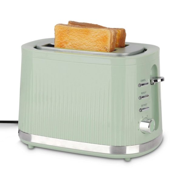 Nutmeg Home Fluted Toaster Sage