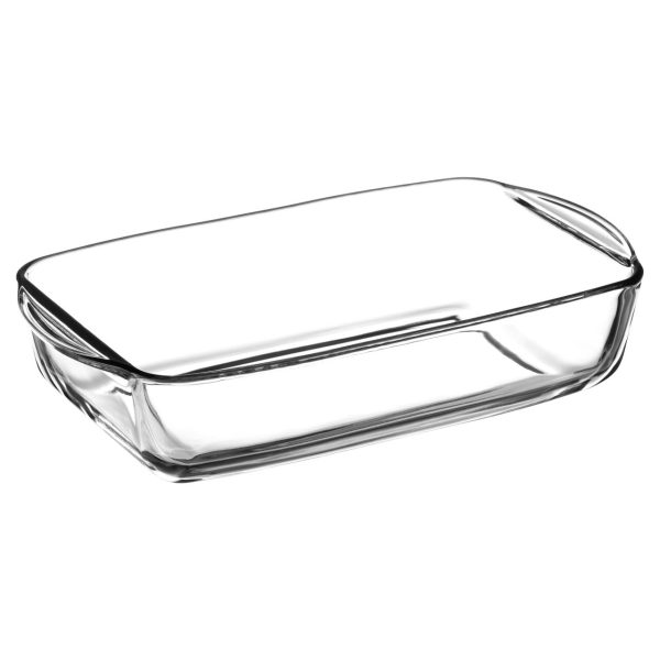 Nutmeg Home Glass Rectangular Roaster 40cm