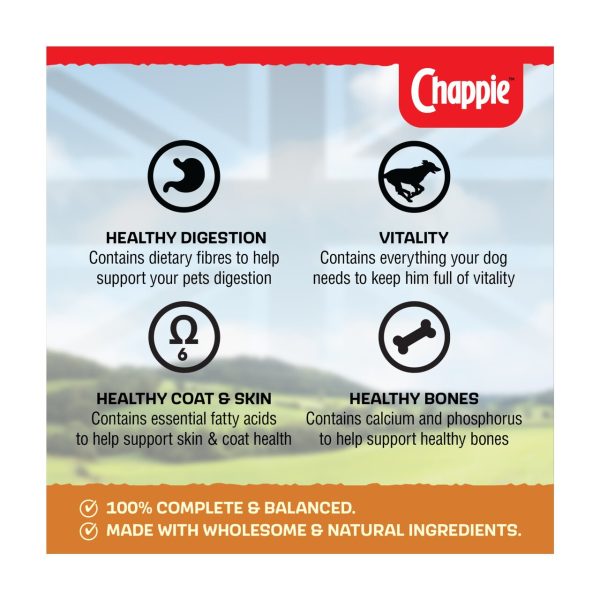 Chappie Adult Wet Dog Food Tins Chicken & Rice In Loaf