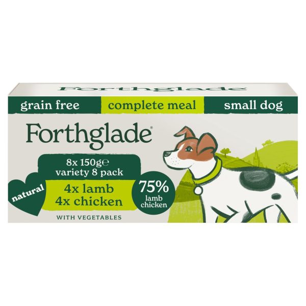 Forthglade Grain Free Lamb & Chicken Dog Food Trays For Small Dogs