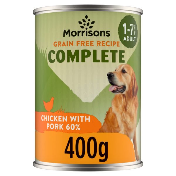 Grain Free Adult Dog Food Recipe Pate Chicken & Pork