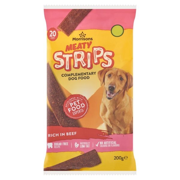 Meaty Strips With Beef Pet Food