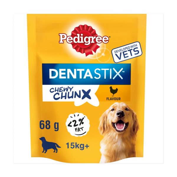 Pedigree Dentastix Chewy Chunx Maxi Adult Dog Treats Chicken