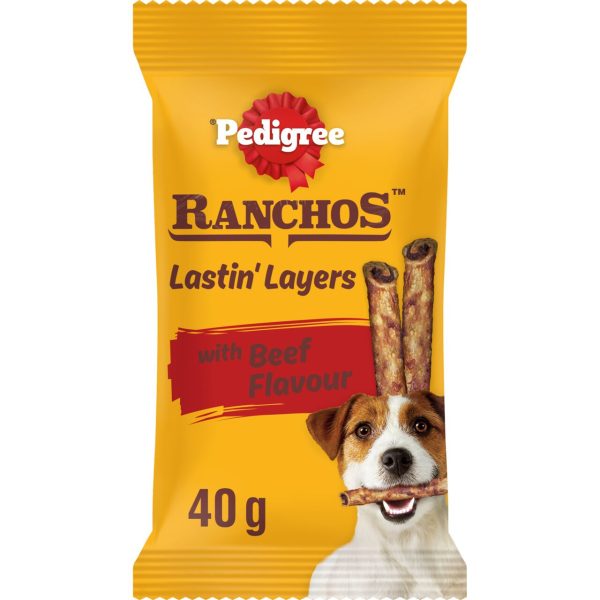 Pedigree Ranchos Adult Dog Lastin' Layers Beef