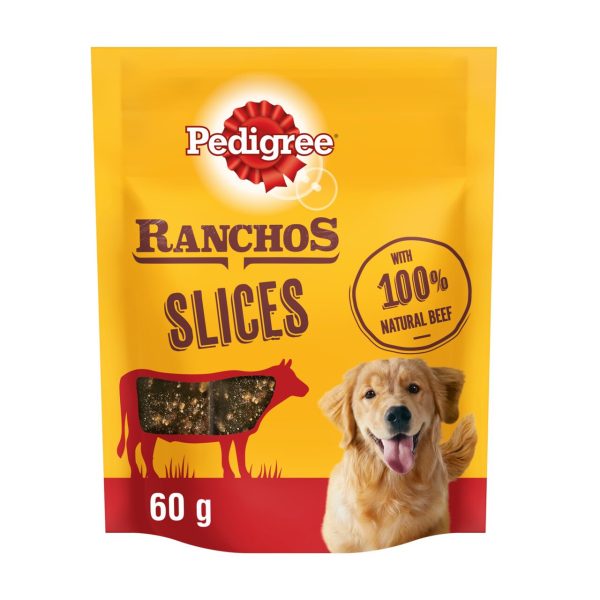 Pedigree Ranchos Adult Dog Treats Beef 4 Slices