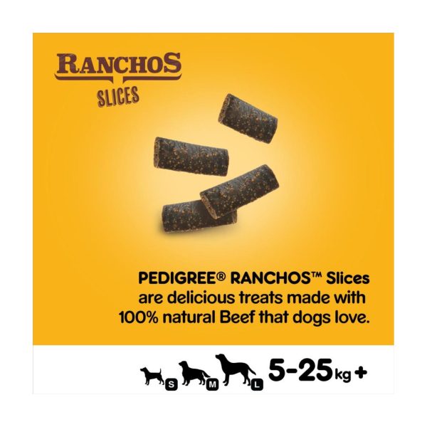 Pedigree Ranchos Adult Dog Treats Beef 4 Slices