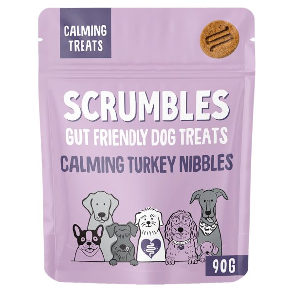 Scrumbles Turkey Nibbles Calming Treats For Dogs