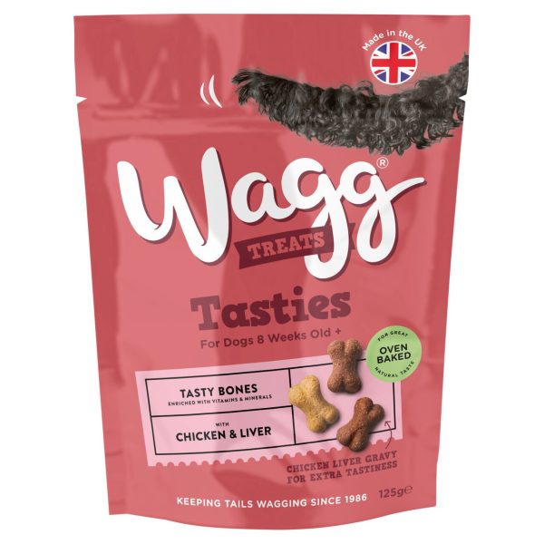 Wagg Chicken & Liver Tasty Bones Dog Treats