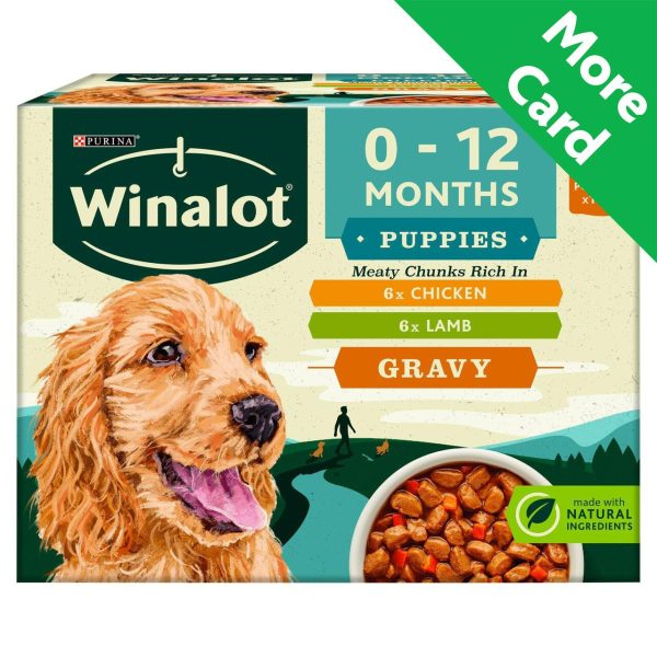 Winalot Meaty Chunks Puppy Mixed In Gravy Wet Dog Food