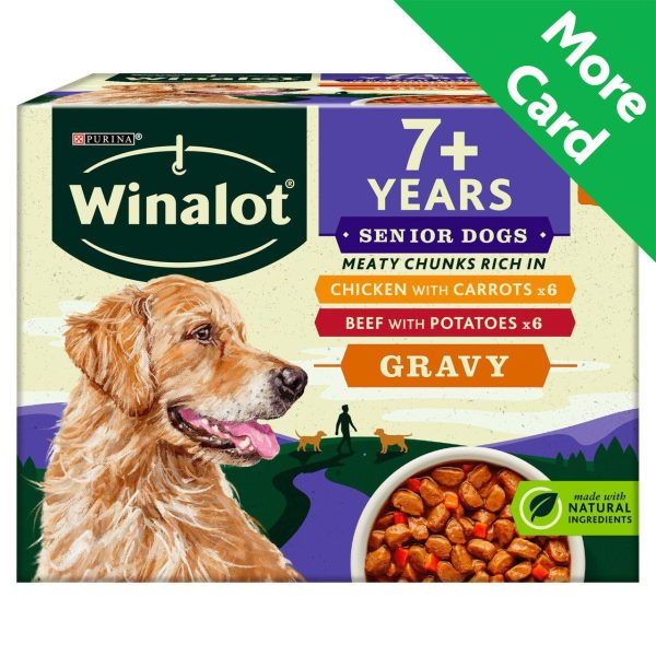 Winalot Meaty Chunks Senior Mixed In Gravy Wet Dog Food