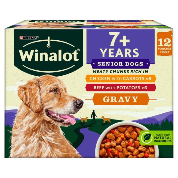 Winalot Meaty Chunks Senior Mixed In Gravy Wet Dog Food