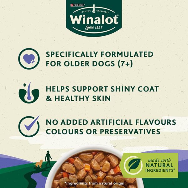 Winalot Meaty Chunks Senior Mixed In Gravy Wet Dog Food