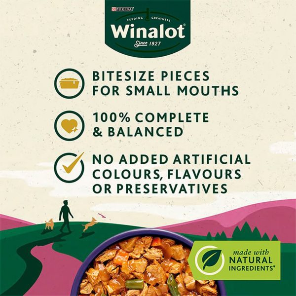 Winalot Meaty Chunks Small Dog Mixed In Jelly Wet Dog Food