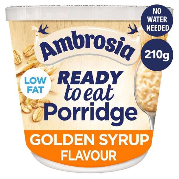 Ambrosia Ready to Eat Golden Syrup Flavour Porridge Pot