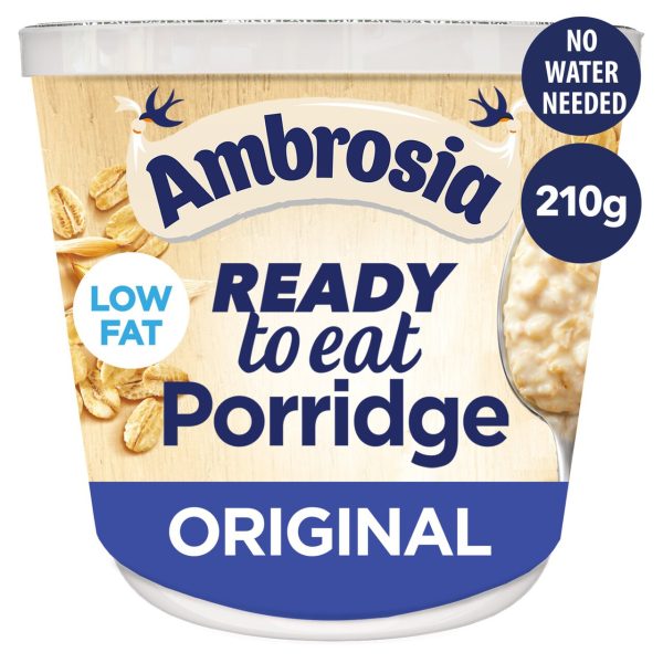 Ambrosia Ready to Eat Original Flavour Porridge Pot